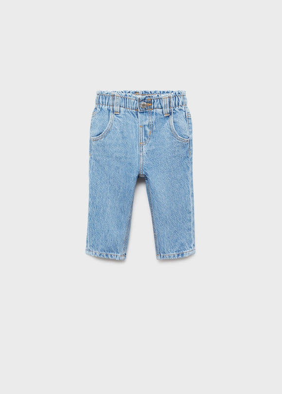 MANGO PAPERBAG 87000631-TM MANGO KIDS BABY GIRL JEANS