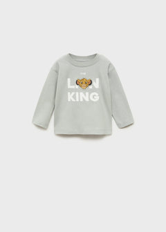MANGO LIONLK 87000644-40 MANGO KIDS BABY BOY T-SHIRT LONG SLEEVE