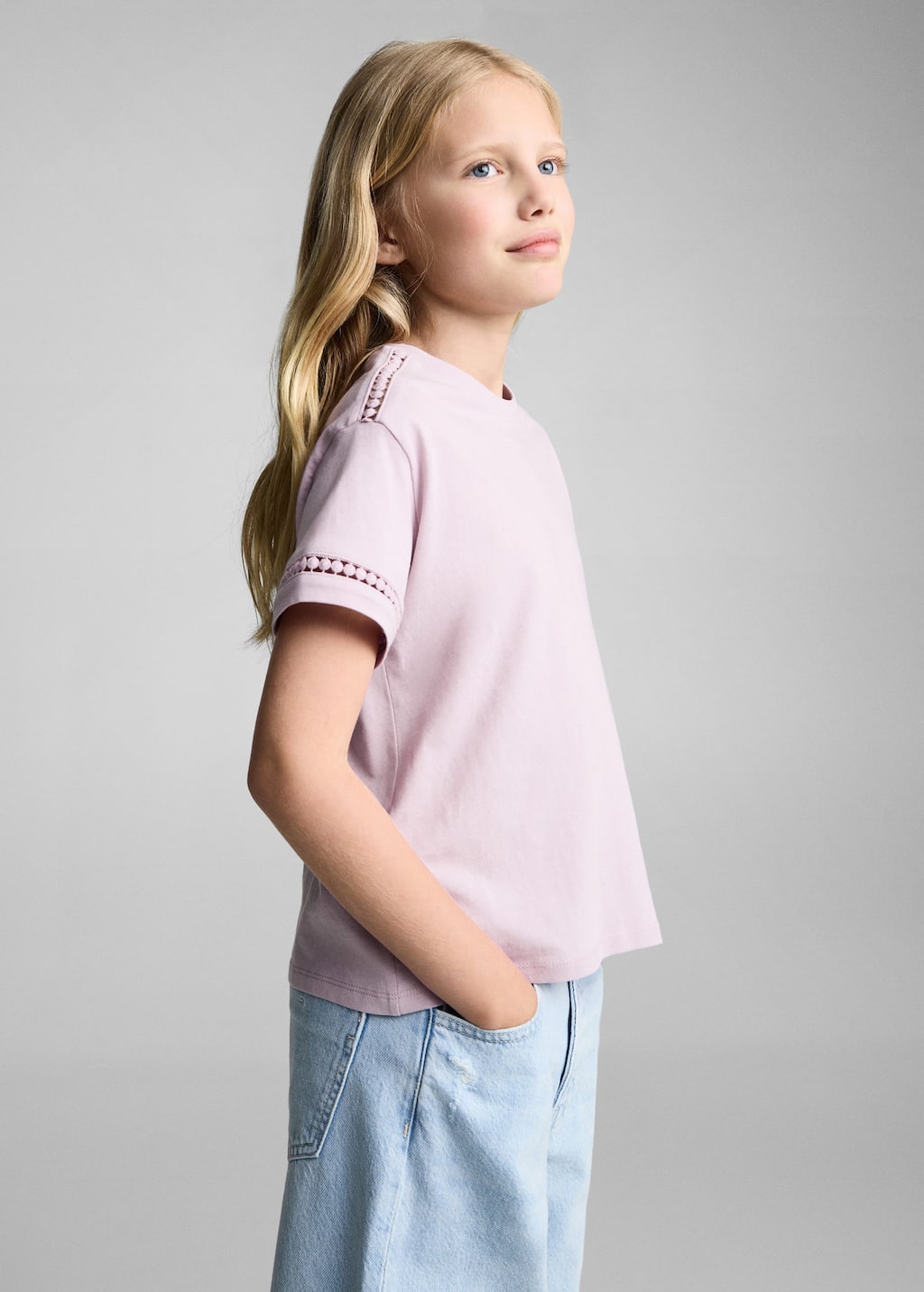 MANGO MINA 87003652-85 MANGO KIDS GIRL T-SHIRT SHORT SLEEVE