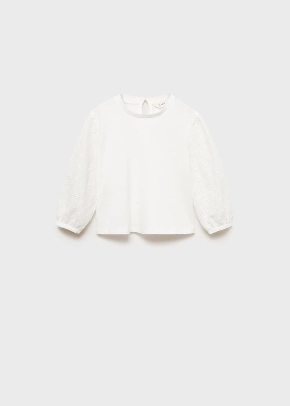 MANGO SOFIA 87003653-02 MANGO KIDS BABY GIRL T-SHIRT LONG SLEEVE