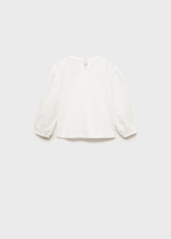 MANGO SOFIA 87003653-02 MANGO KIDS BABY GIRL T-SHIRT LONG SLEEVE