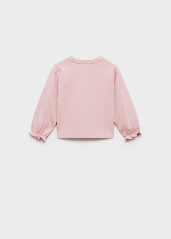 MANGO MLOVE 87003656-85 MANGO KIDS BABY GIRL T-SHIRT LONG SLEEVE