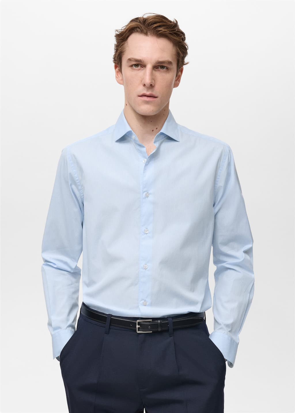 MANGO DONOSTI 87004411-50 MANGO MAN SHIRT LONG SLEEVE