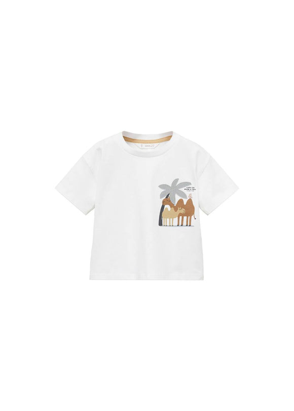 MANGO WARM 87005961-02 MANGO KIDS BABY BOY T-SHIRT SHORT SLEEVE