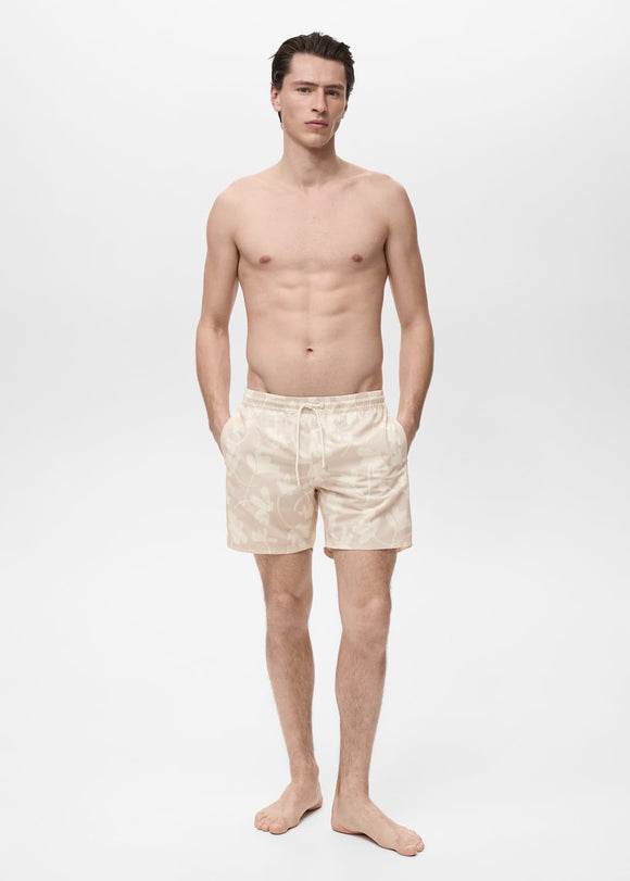 MANGO HOJAS 87005986-07 MANGO MAN SWIMSUIT