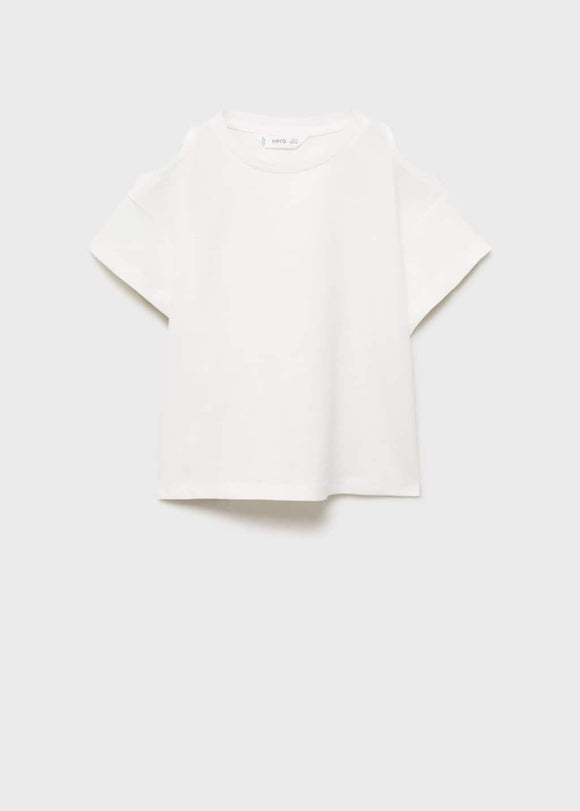 MANGO CUTOUTL 87006354-02 MANGO KIDS GIRL T-SHIRT SHORT SLEEVE