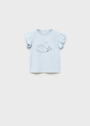 MANGO WAVE 87006360-50 MANGO KIDS BABY GIRL T-SHIRT SHORT SLEEVE-3
