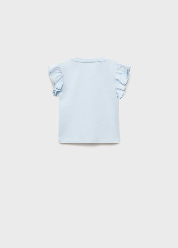 MANGO WAVE 87006360-50 MANGO KIDS BABY GIRL T-SHIRT SHORT SLEEVE