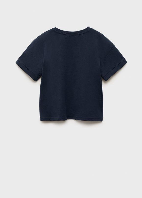 MANGO SEASHELL 87006368-56 MANGO KIDS GIRL T-SHIRT SHORT SLEEVE