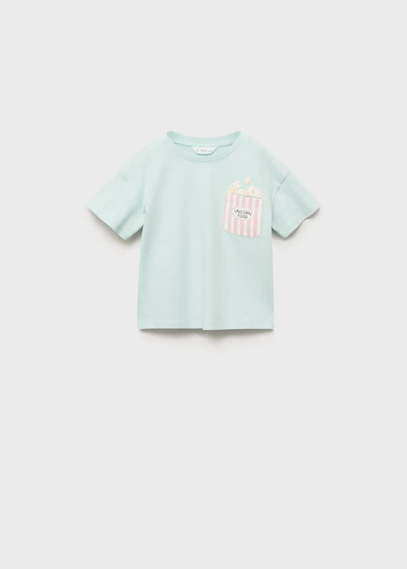 MANGO POPCORN 87006369-50 MANGO KIDS BABY GIRL T-SHIRT SHORT SLEEVE