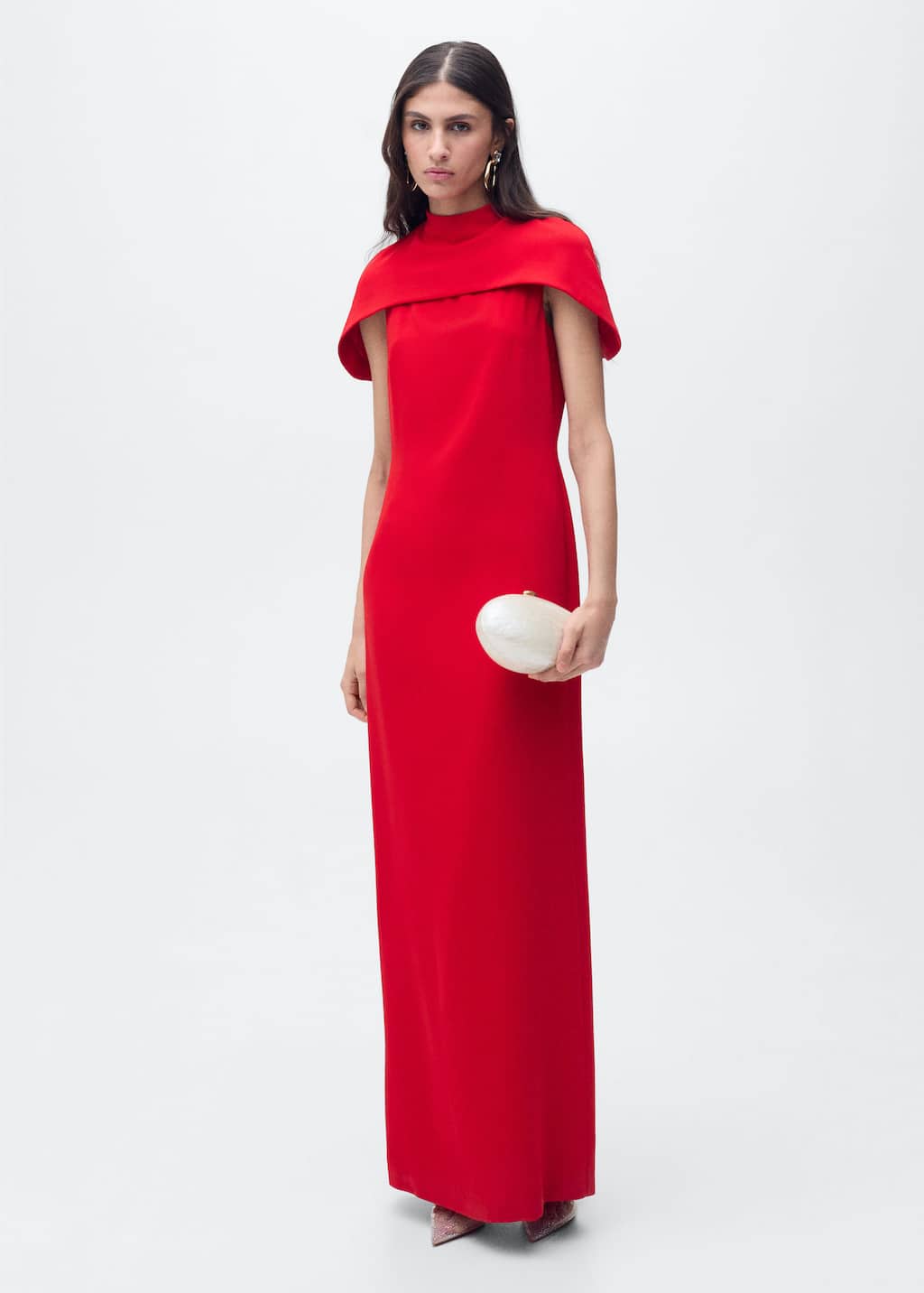 MANGO SWAN-A 87006381-70 MANGO WOMEN DRESS FULL LENGTH