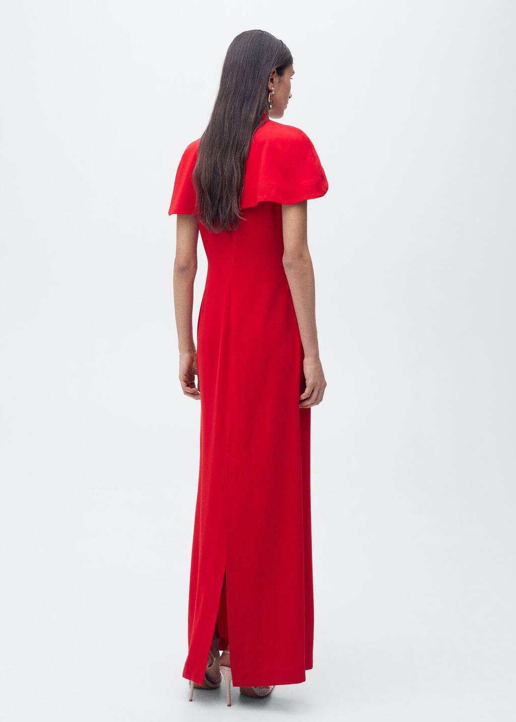 MANGO SWAN-A 87006381-70 MANGO WOMEN DRESS FULL LENGTH