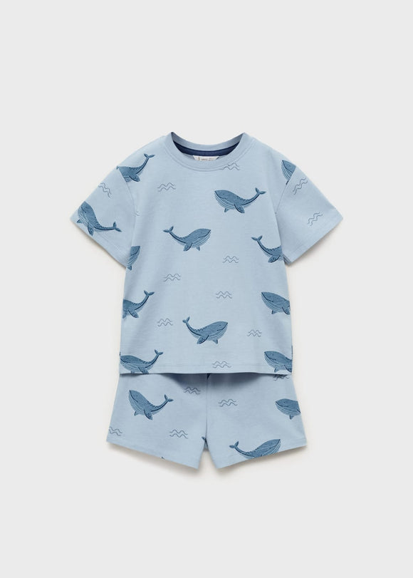 MANGO WHALE 87006731-52 MANGO KIDS BABY BOY PIJAMAS
