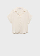 MANGO SASSA 87007185-02 MANGO WOMEN SHIRT SHORT SLEEVE-3