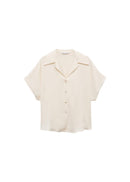 MANGO SASSA 87007185-02 MANGO WOMEN SHIRT SHORT SLEEVE-10