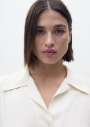 MANGO SASSA 87007185-02 MANGO WOMEN SHIRT SHORT SLEEVE-6