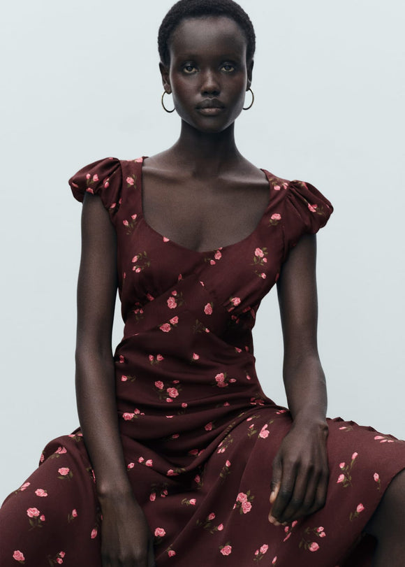 MANGO CUPID 87007202-30 MANGO WOMEN DRESS FULL LENGTH