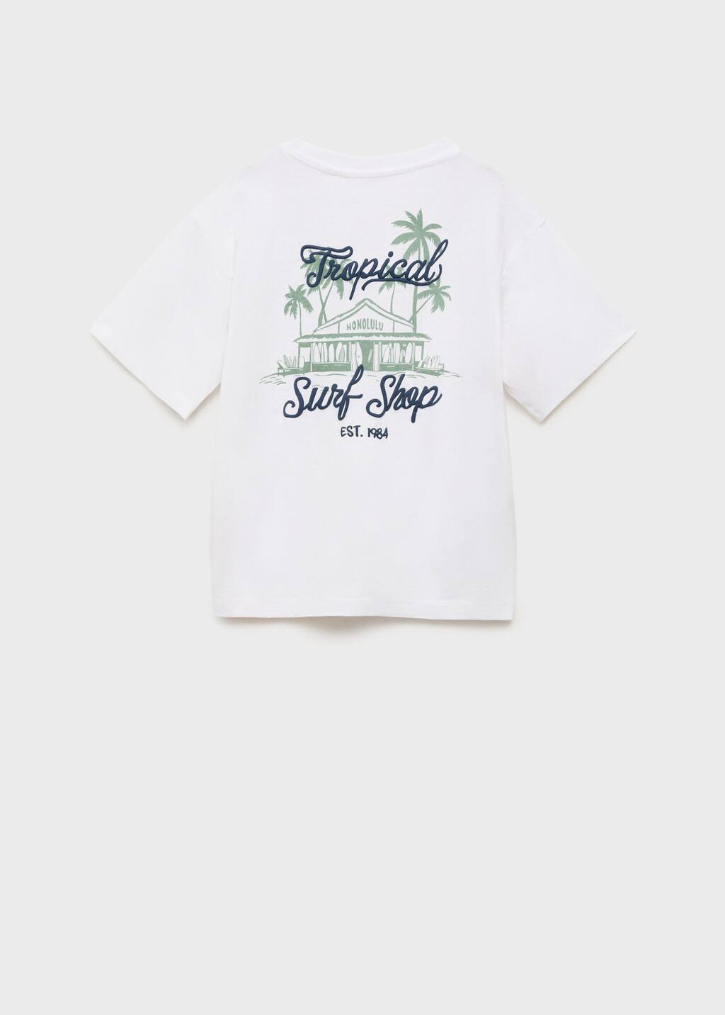 MANGO TROPICAL 87007712-02 MANGO KIDS BOY T-SHIRT SHORT SLEEVE