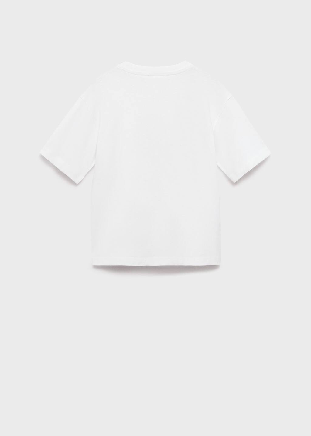 MANGO SILVER 87007714-02 MANGO KIDS BOY T-SHIRT SHORT SLEEVE