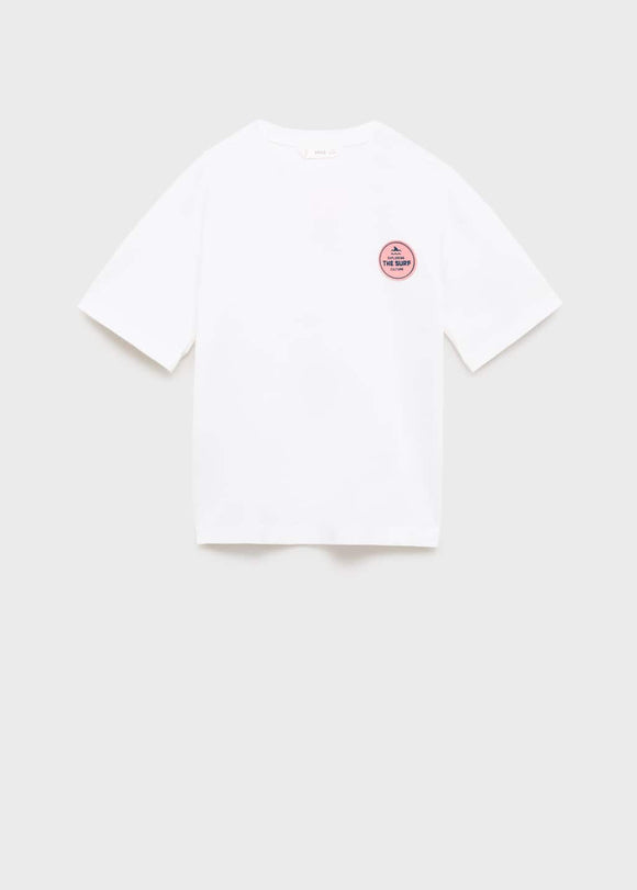 MANGO CULTURE 87007716-02 MANGO KIDS BOY T-SHIRT SHORT SLEEVE