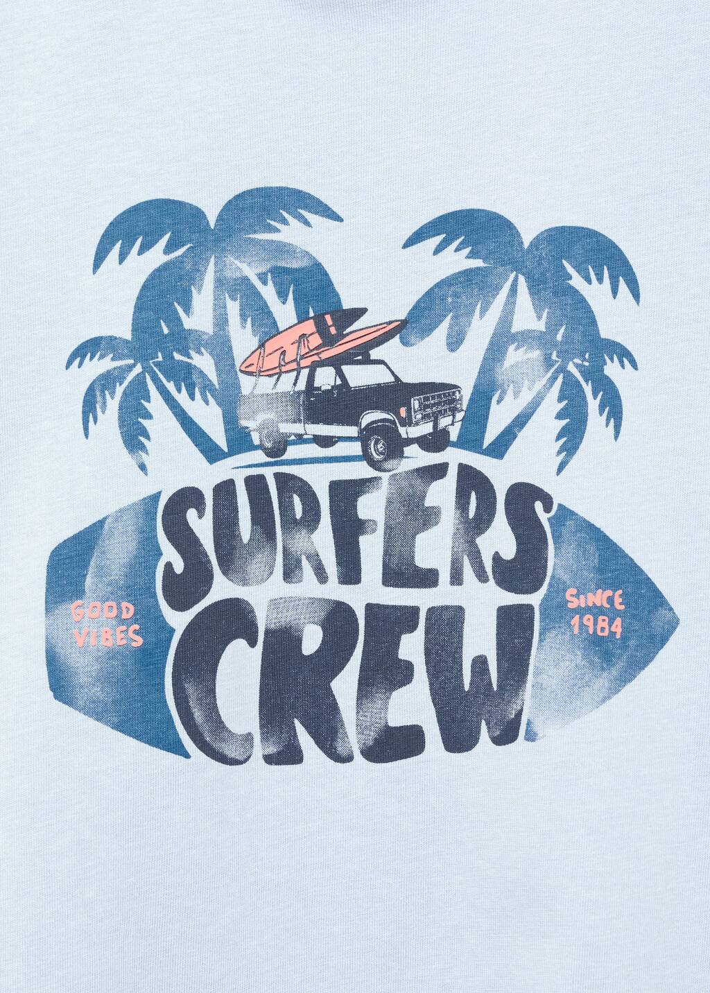 MANGO SURFERS 87007718-52 MANGO KIDS BOY T-SHIRT SHORT SLEEVE