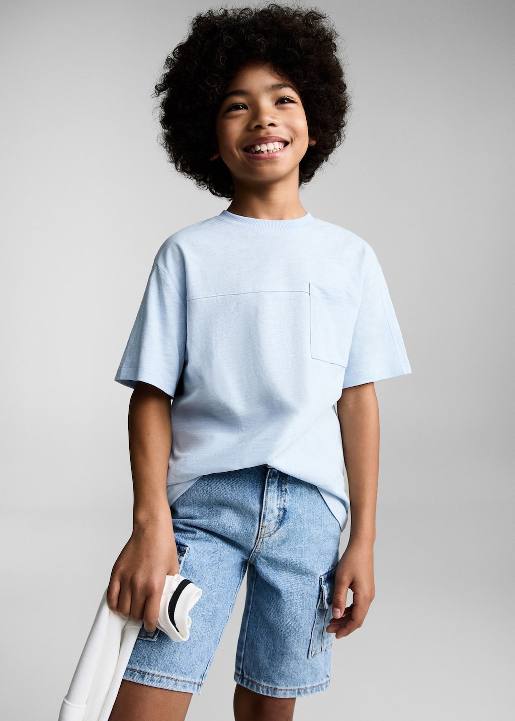 MANGO SLUBNEW 87007719-52 MANGO KIDS BOY T-SHIRT SHORT SLEEVE