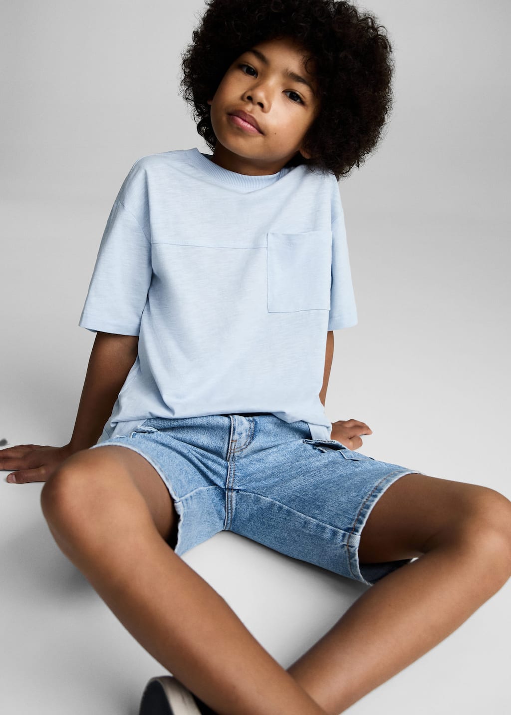 MANGO SLUBNEW 87007719-52 MANGO KIDS BOY T-SHIRT SHORT SLEEVE