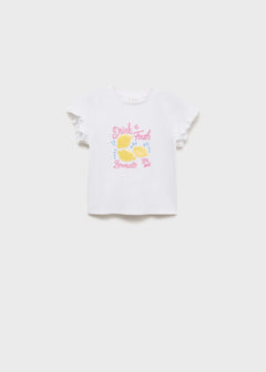 MANGO LEMONADE 87007905-02 MANGO KIDS BABY GIRL T-SHIRT SHORT SLEEVE