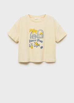 MANGO PARADISE 87007906-11 MANGO KIDS GIRL T-SHIRT SHORT SLEEVE