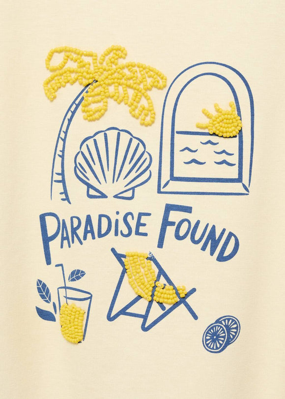 MANGO PARADISE 87007906-11 MANGO KIDS GIRL T-SHIRT SHORT SLEEVE