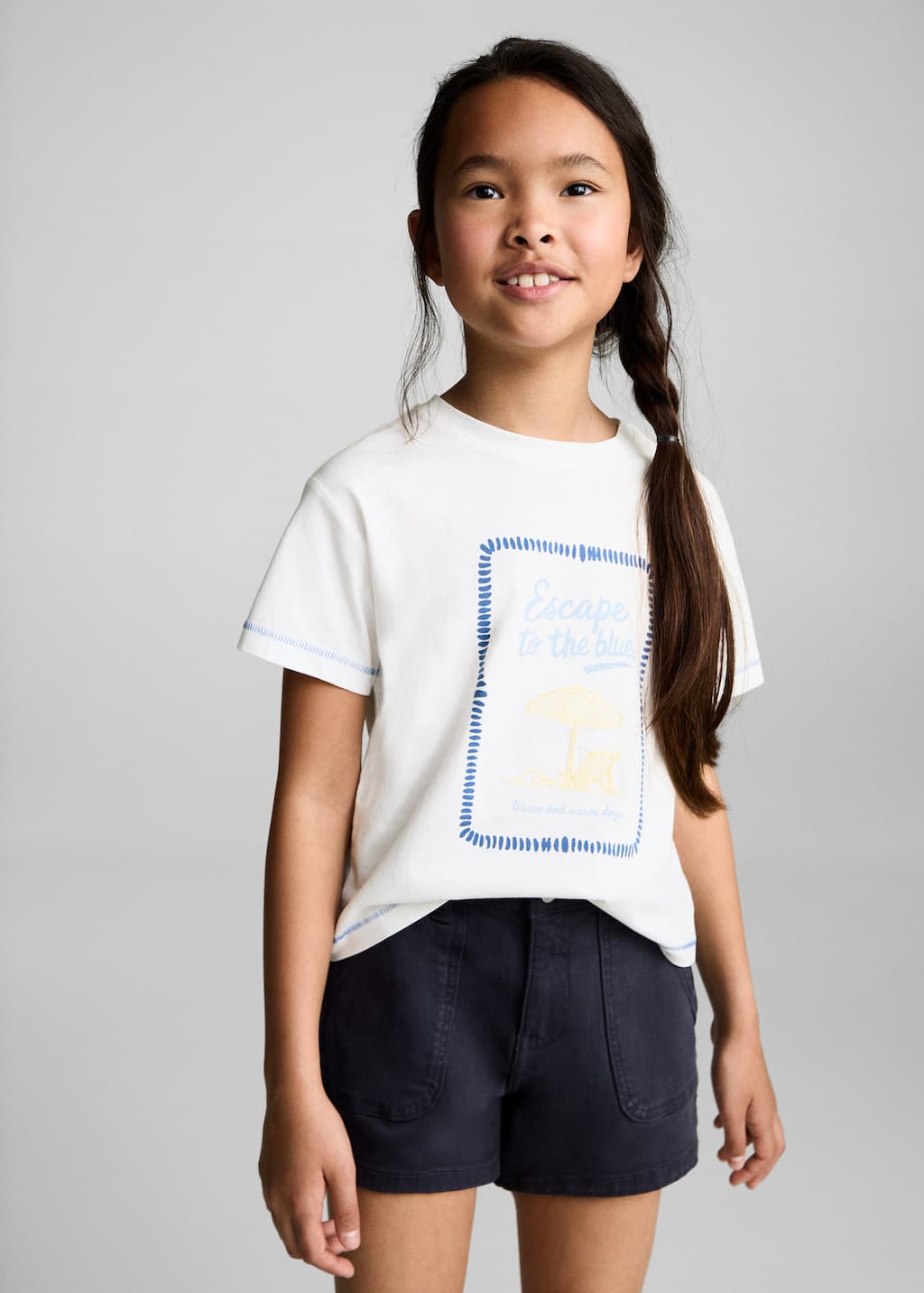MANGO ESCAPE 87007907-02 MANGO KIDS GIRL T-SHIRT SHORT SLEEVE