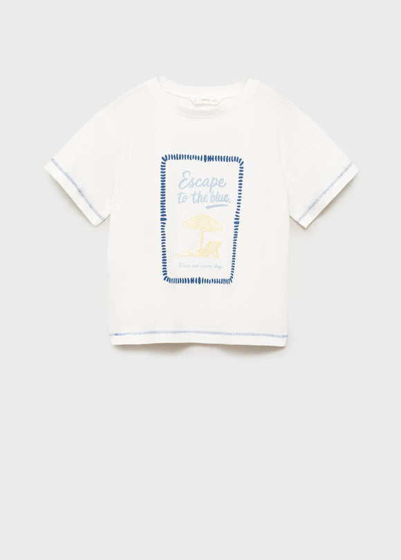 MANGO ESCAPE 87007907-02 MANGO KIDS GIRL T-SHIRT SHORT SLEEVE