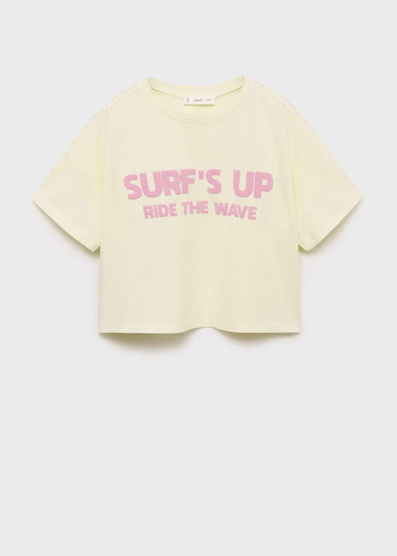 MANGO OAHU 87008279-11 MANGO KIDS GIRL T-SHIRT SHORT SLEEVE