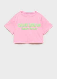 MANGO OAHU 87008279-86 MANGO KIDS GIRL T-SHIRT SHORT SLEEVE