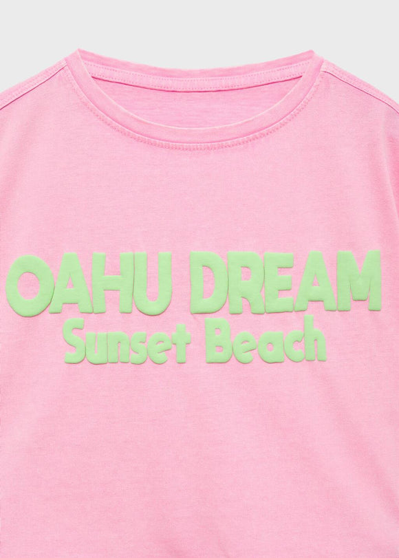 MANGO OAHU 87008279-86 MANGO KIDS GIRL T-SHIRT SHORT SLEEVE