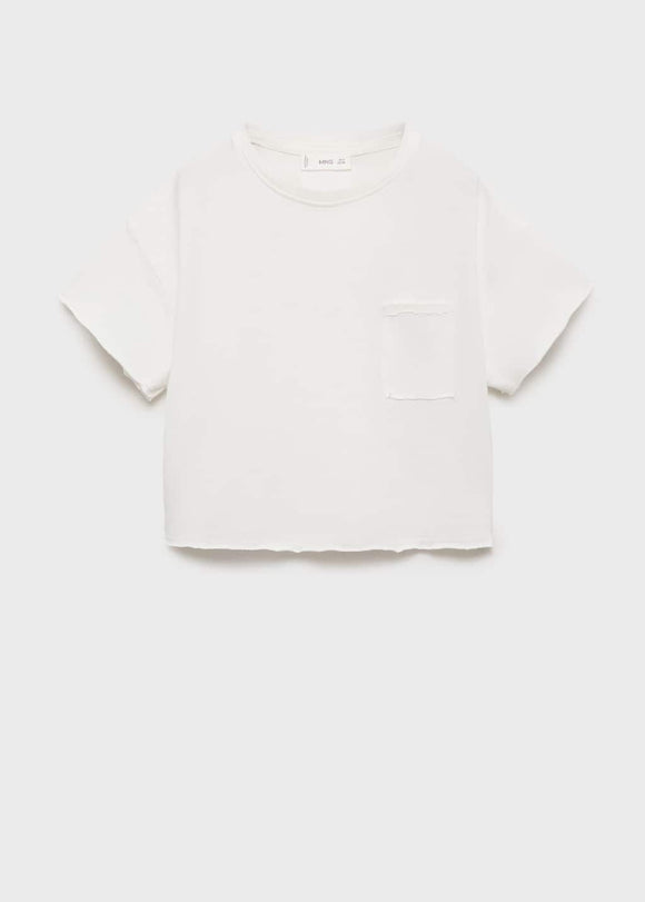 MANGO EDGE 87008280-02 MANGO KIDS GIRL T-SHIRT SHORT SLEEVE