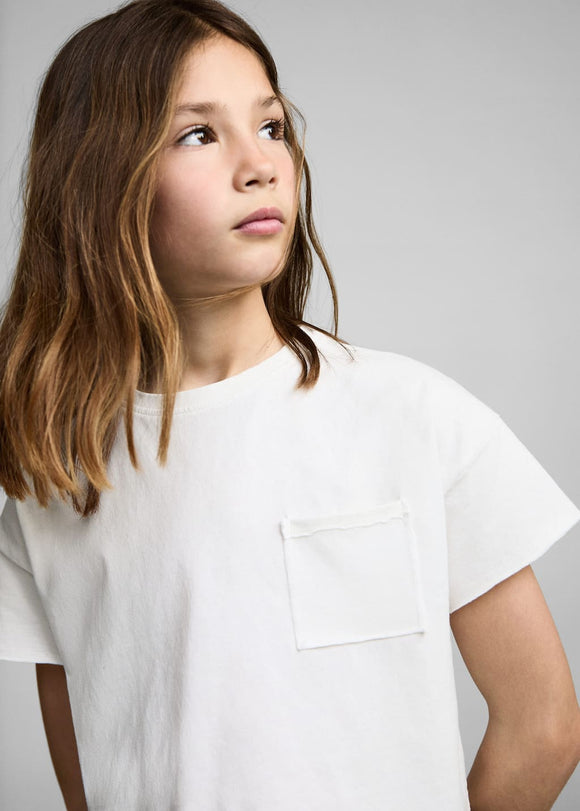 MANGO EDGE 87008280-02 MANGO KIDS GIRL T-SHIRT SHORT SLEEVE