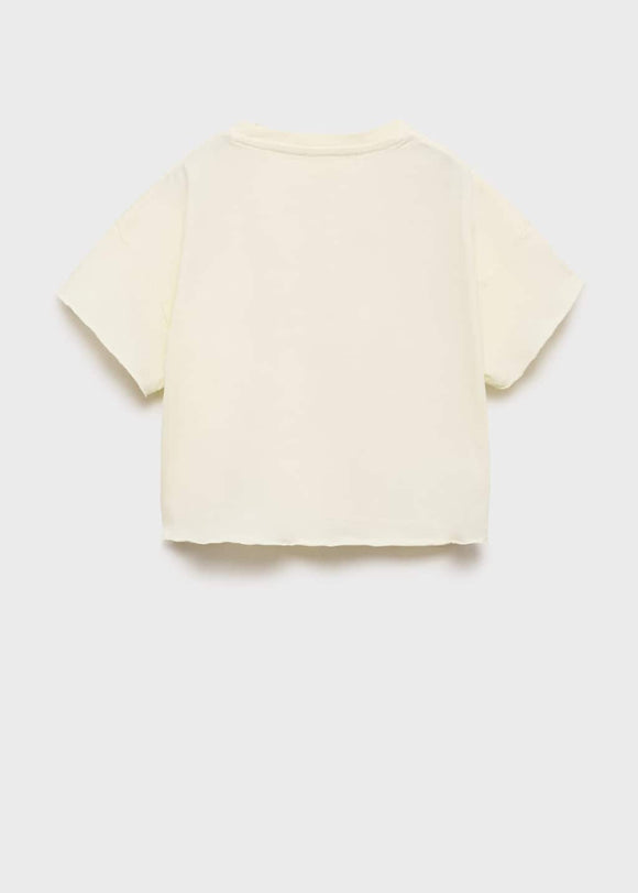 MANGO EDGE 87008280-11 MANGO KIDS GIRL T-SHIRT SHORT SLEEVE