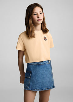 MANGO FLYING 87008282-22 MANGO KIDS GIRL T-SHIRT SHORT SLEEVE