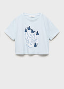 MANGO FLYING 87008282-50 MANGO KIDS GIRL T-SHIRT SHORT SLEEVE-1