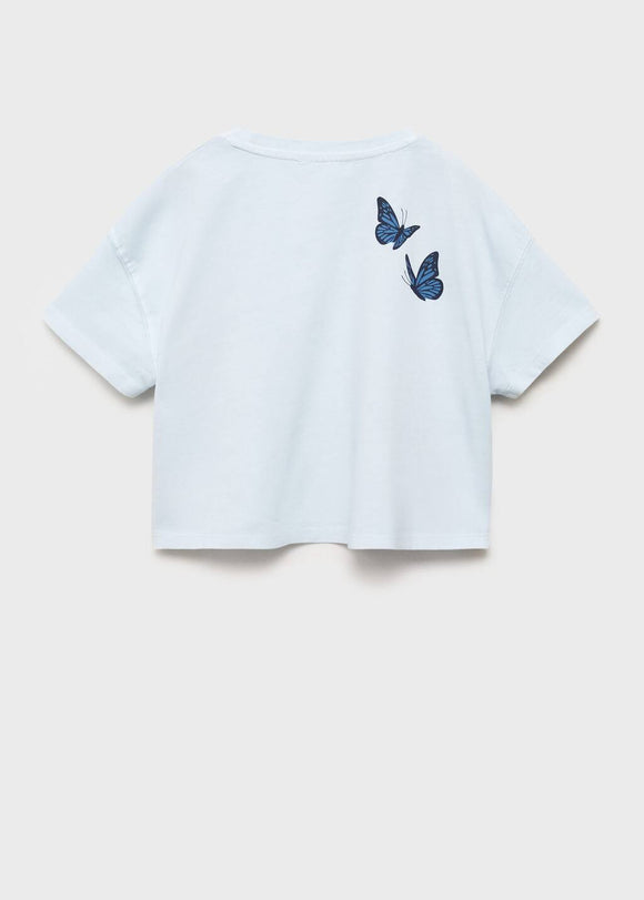 MANGO FLYING 87008282-50 MANGO KIDS GIRL T-SHIRT SHORT SLEEVE