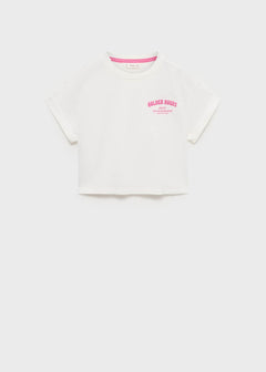 MANGO BARTH 87008284-02 MANGO KIDS GIRL T-SHIRT SHORT SLEEVE