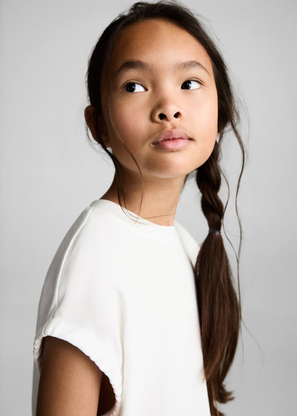 MANGO ELASTIC 87008286-02 MANGO KIDS GIRL T-SHIRT SHORT SLEEVE