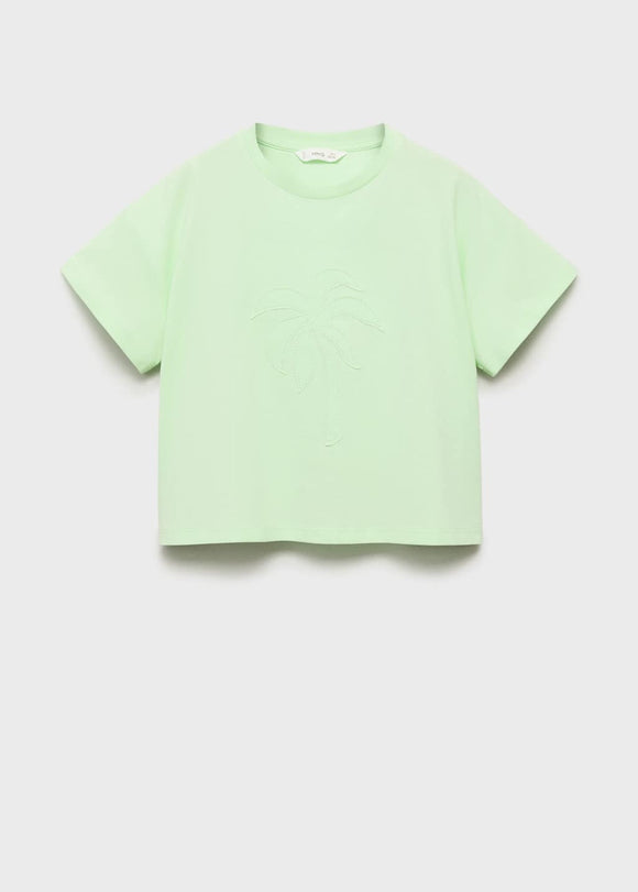 MANGO PALMERA 87008288-14 MANGO KIDS GIRL T-SHIRT SHORT SLEEVE