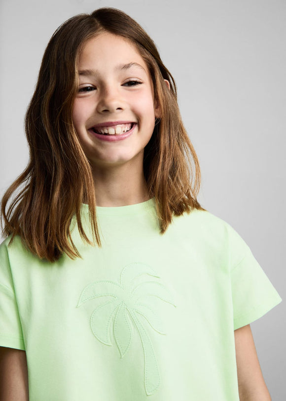 MANGO PALMERA 87008288-14 MANGO KIDS GIRL T-SHIRT SHORT SLEEVE