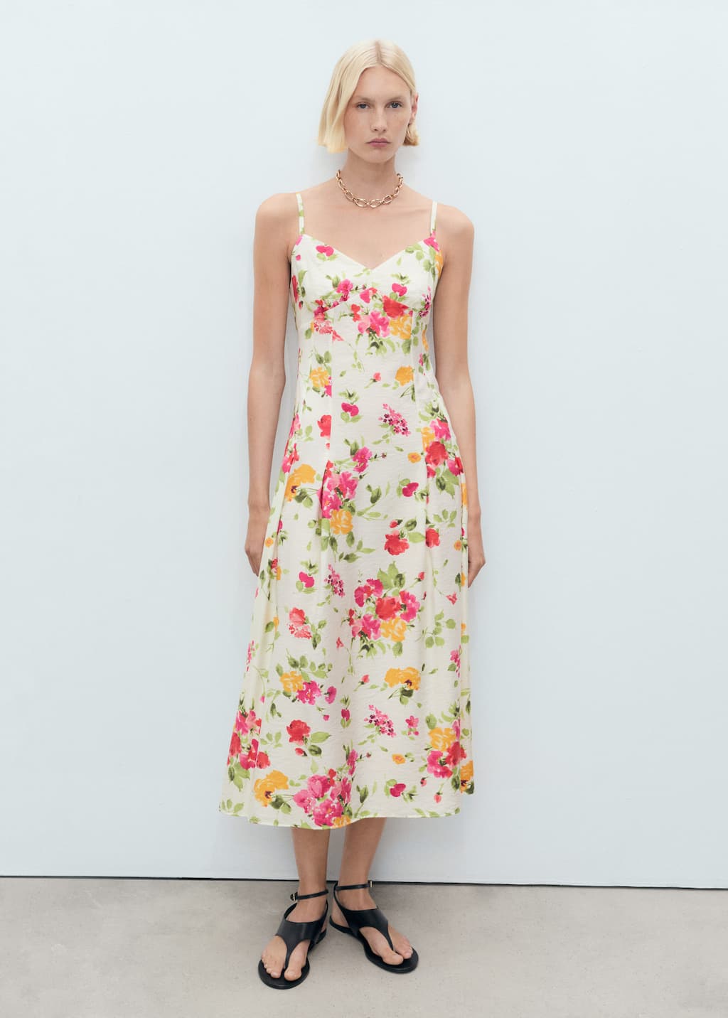 MANGO BOUQUET 87009075-05 MANGO WOMEN DRESS FULL LENGTH