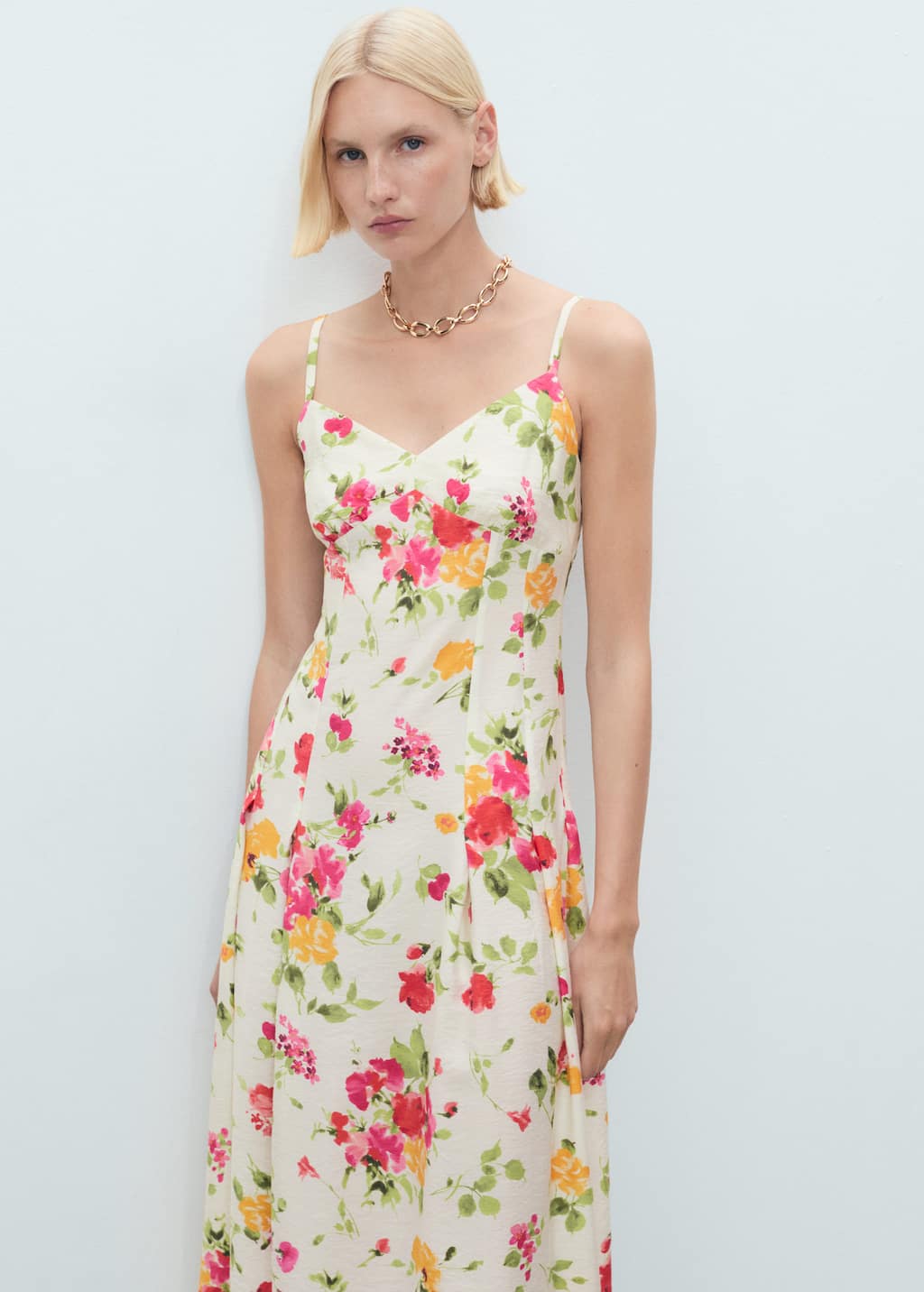 MANGO BOUQUET 87009075-05 MANGO WOMEN DRESS FULL LENGTH