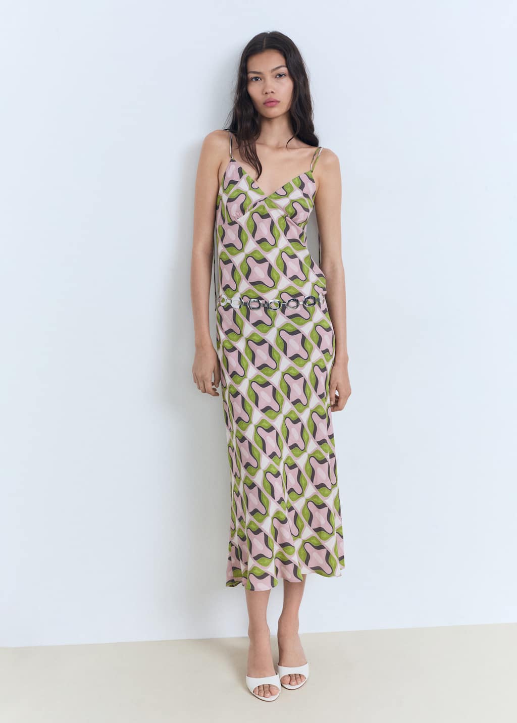 MANGO COSMO 87009084-81 MANGO WOMEN DRESS FULL LENGTH
