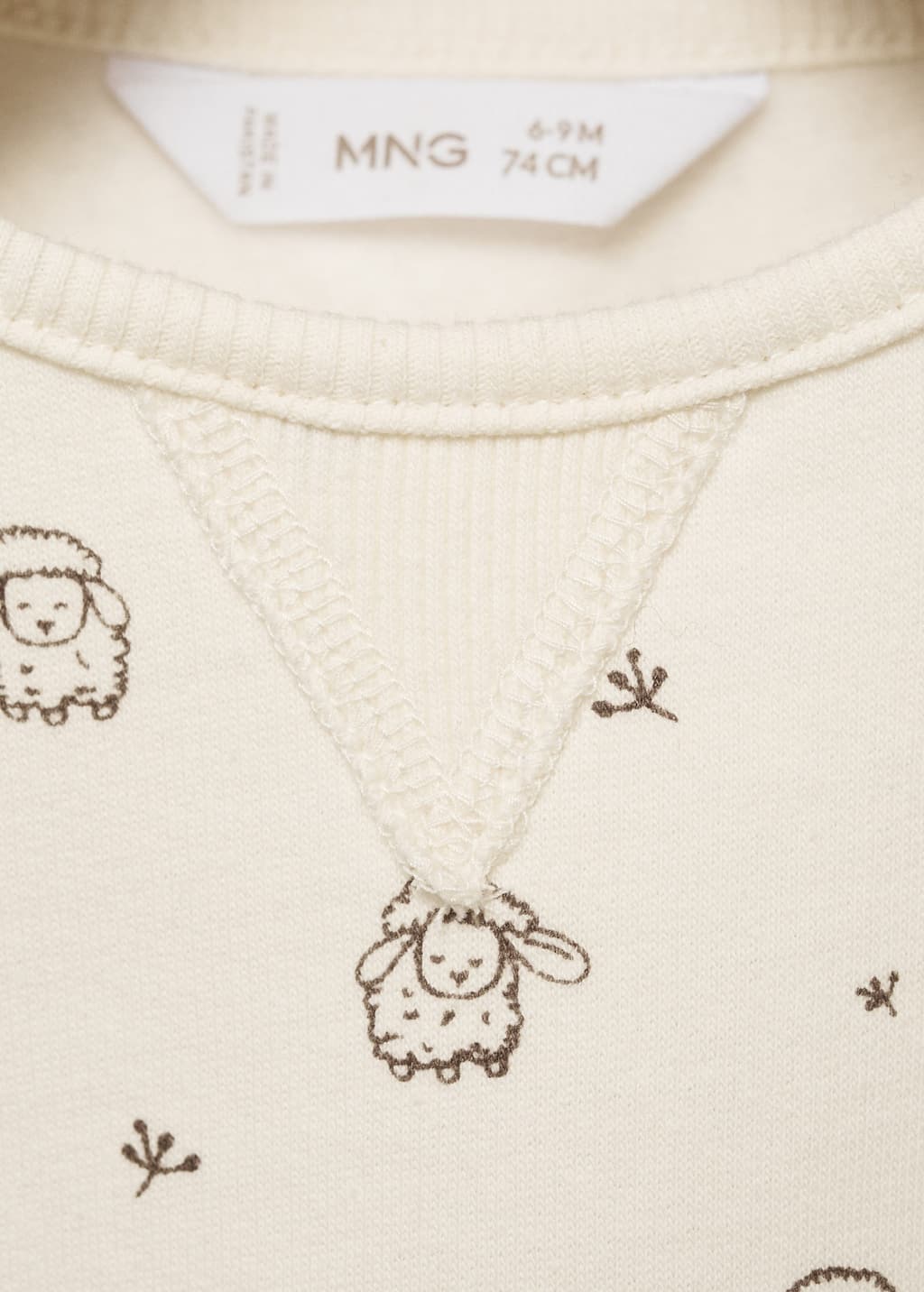 MANGO LAMB 87010343-02 MANGO KIDS NEW BORN BABY SWEATSHIRT