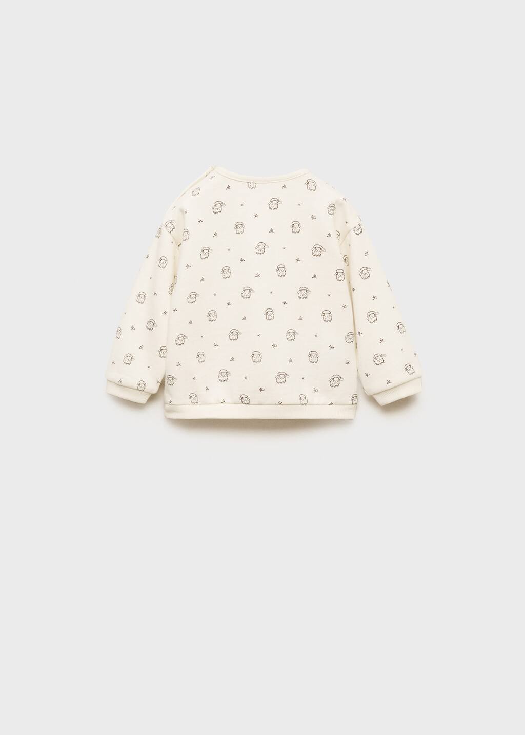 MANGO LAMB 87010343-02 MANGO KIDS NEW BORN BABY SWEATSHIRT